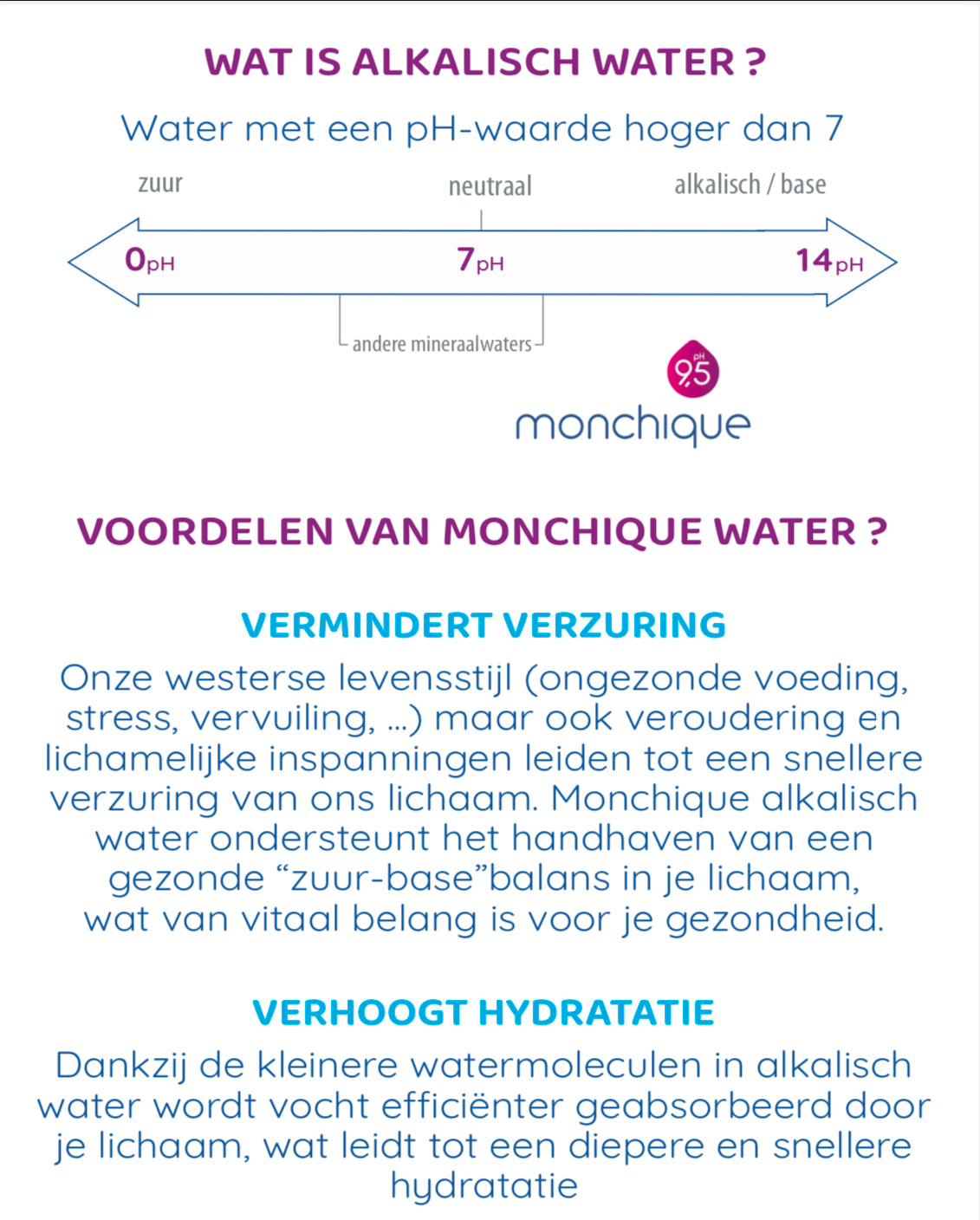 Monchique 9.5 PH Water 10l